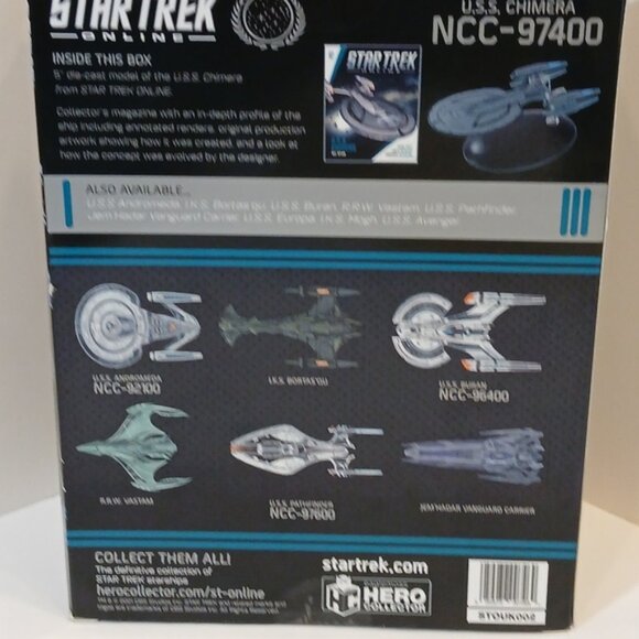 STAR TREK ONLINE COLLECTION: U.S.S. CHIMERA NCC-97400 - ISSUE 02-NEW IN BOX - Picture 10 of 12